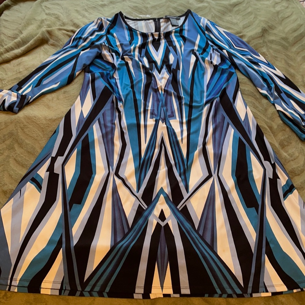 Ashley Stewart 18/20W Long Sleeve Dress